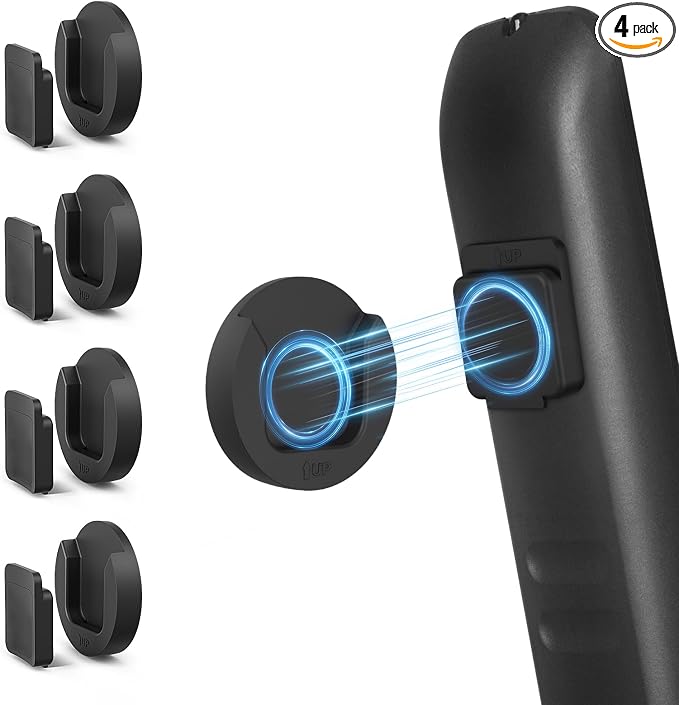 YYILIS Magnetic Remote Control Holder Wall Mount, 4 Pack TV Remote Control by YYILIS
