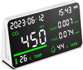 CIS 7-in-1 Air Quality Monitor, Indoor Humidity Monitor, Temperature, Date by Unknown