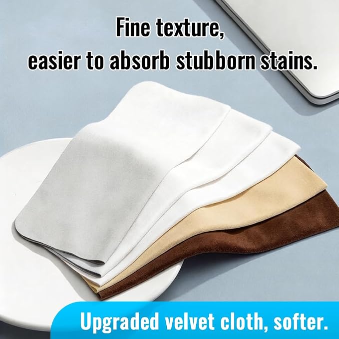 10 Pack Microfiber Chamois Cleaning Cloths, Safety & Scratch-Free Lens Cleaning - Image 4