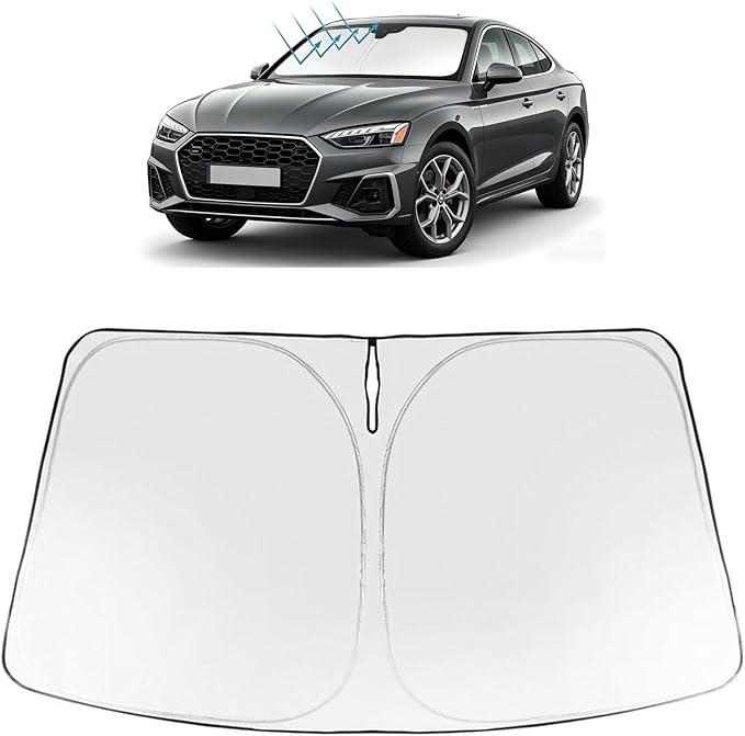 Proadsy Windshield Sun Shade Custom Fit Audi A5 2025-2026 Foldable Front by Proadsy