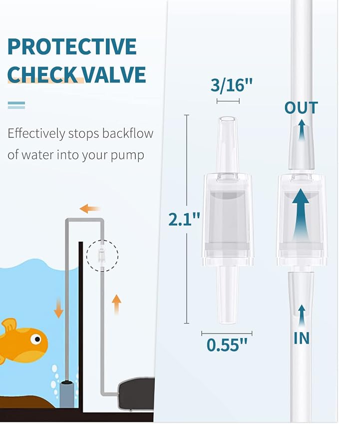 Pawfly Aquarium 25 Feet Airline Tubing Standard Air Pump Accessories Set - Image 5