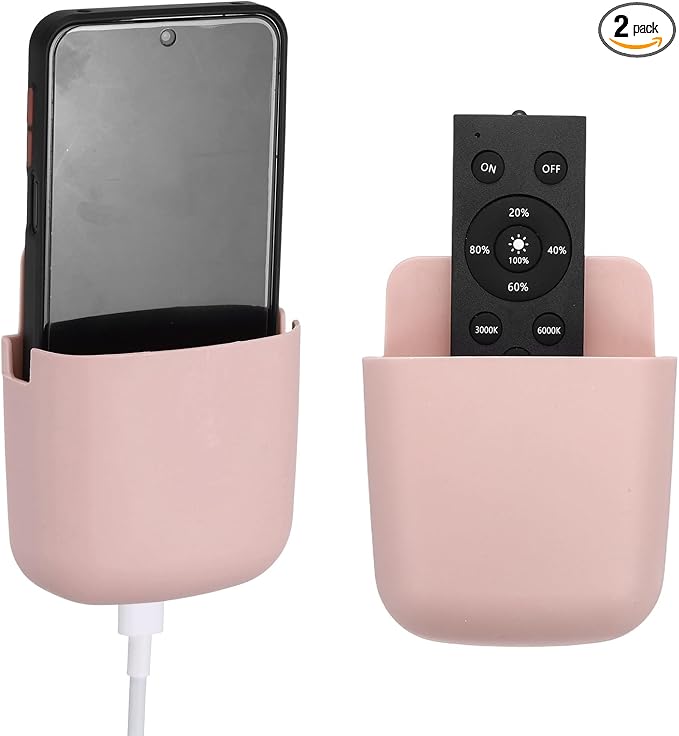 PATIKIL 2Pcs Remote Control Holder Wall Mount, Self-Adhesive TV Air Conditioner by PATIKIL