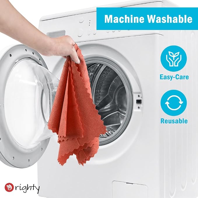 Orighty Cleaning Cloths Bulk, 150 Pack Shop Rags Reusable, Microfiber Cleaning - Image 7