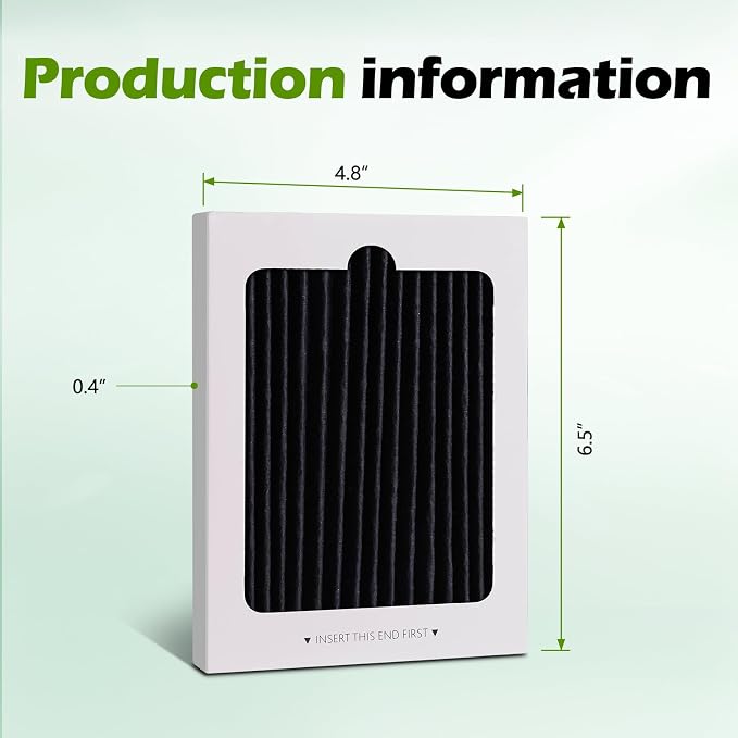 3 Pack Refrigerator Air Filter Replacement - Image 5