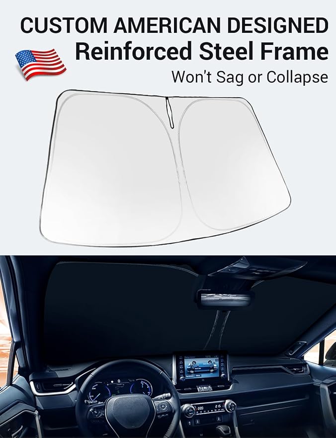 Proadsy Windshield Sun Shade for 4Runner 2025-2026 SR5, TRD Limited Foldable - Image 2