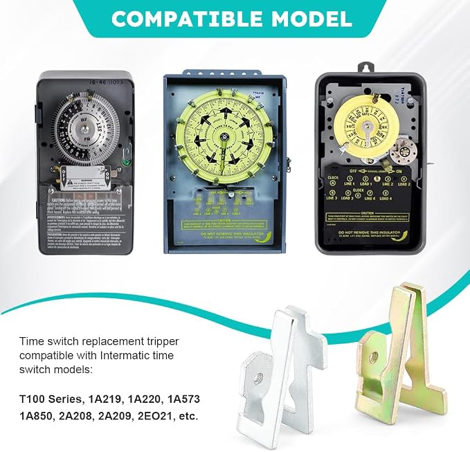 8Pcs Time Switch Replacement Trippers Kit, Compatible - Image 4