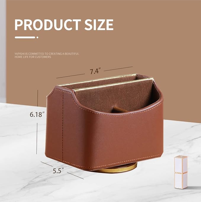 Remote Control Holder, Swivel Desk Organizer and Accessories Decorations - Image 3