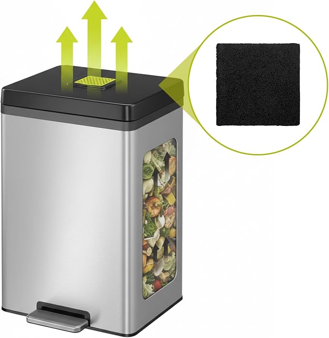 12 Pack Trash Can Odor Filter Refills - Image 5