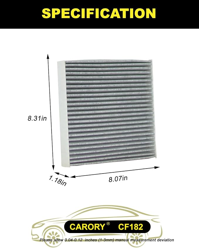 Cabin Air Filter w/Activated Carbon - Image 2