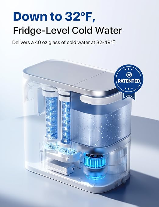 NOVETE Smart Reverse Osmosis Water Filter Countertop, UV 8-Stage RO Water - Image 4