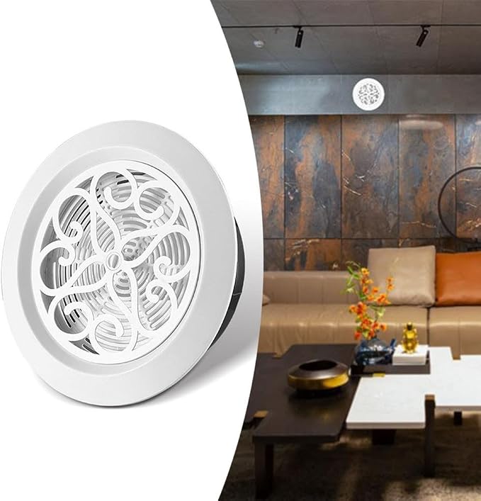 Round Air Vent Cover, Adjustable HVAC Grille, High-Quality ABS Material - Image 9