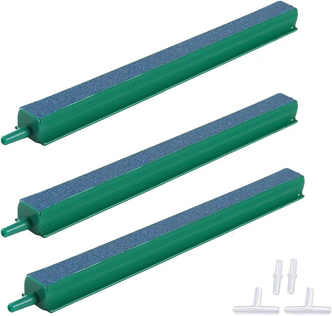 ALEGI Fish Tank Air Bubble 3-Piece Air Stone Bars by ALEGIAquarium
