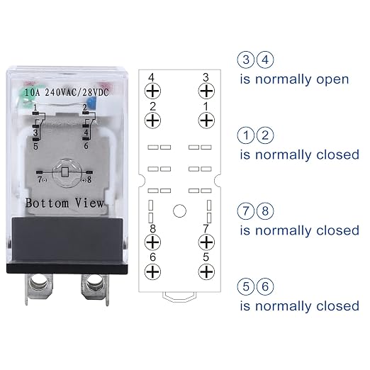Electromagnetic Power Relay, 8-Pin 10A 110/120 AC Relay Coil - Image 5
