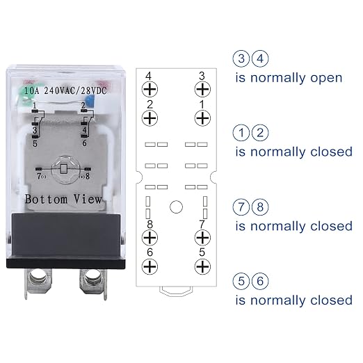 Electromagnetic Power Relay, 8-Pin 10A 24 AC Relay Coil - Image 5