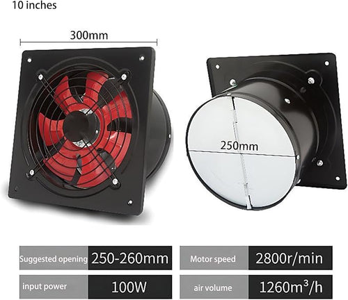 10 inch, Upgraded Quiet Kitchen Exhaust Fan - Image 2