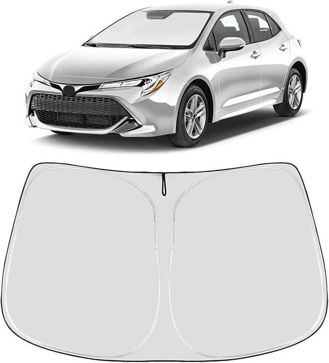Proadsy 2026 Upgrade Windshield Sun Shade Custom Fit Toyota Corolla 2019-2025 by Proadsy
