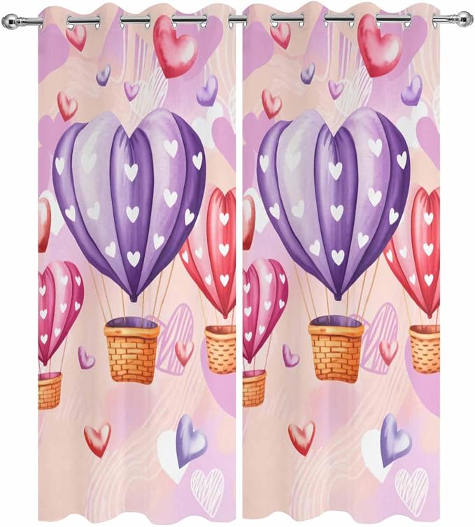 Hot Air Balloons Waterproof Outdoor Curtains - Image 2