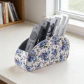 Remote Control Holder with 5 Compartments, PU Leather Remote Holder Compatible by WAYIFON