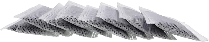 8 Pack Compact Activated Charcoal Odor Absorbing Filter Refill Deodorizer - Image 2