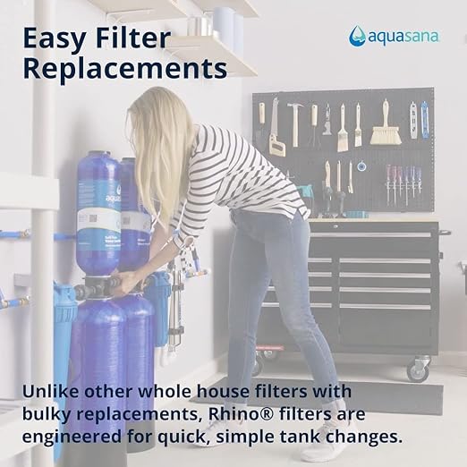 Aquasana Whole House Well Water Filter | 500, 000 Gallons | UV, Carbon & KDF | - Image 8