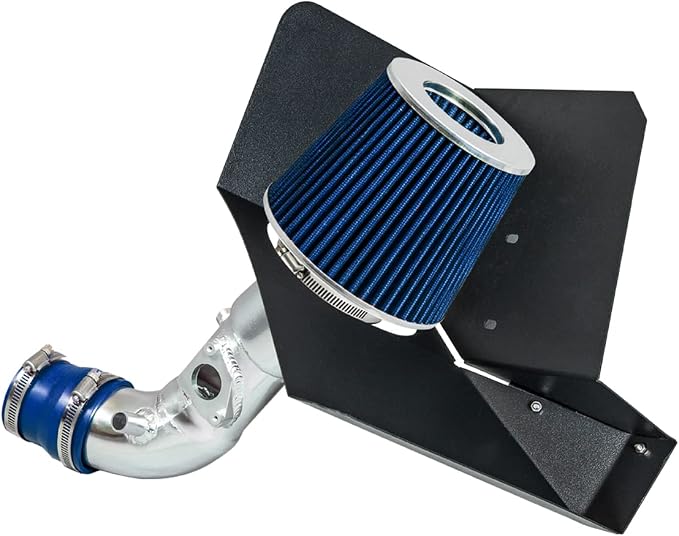 RTUNES RACING - BLUE - COLD AIR INTAKE w/HEAT SHIELD KIT Compatible by RtunesRacing