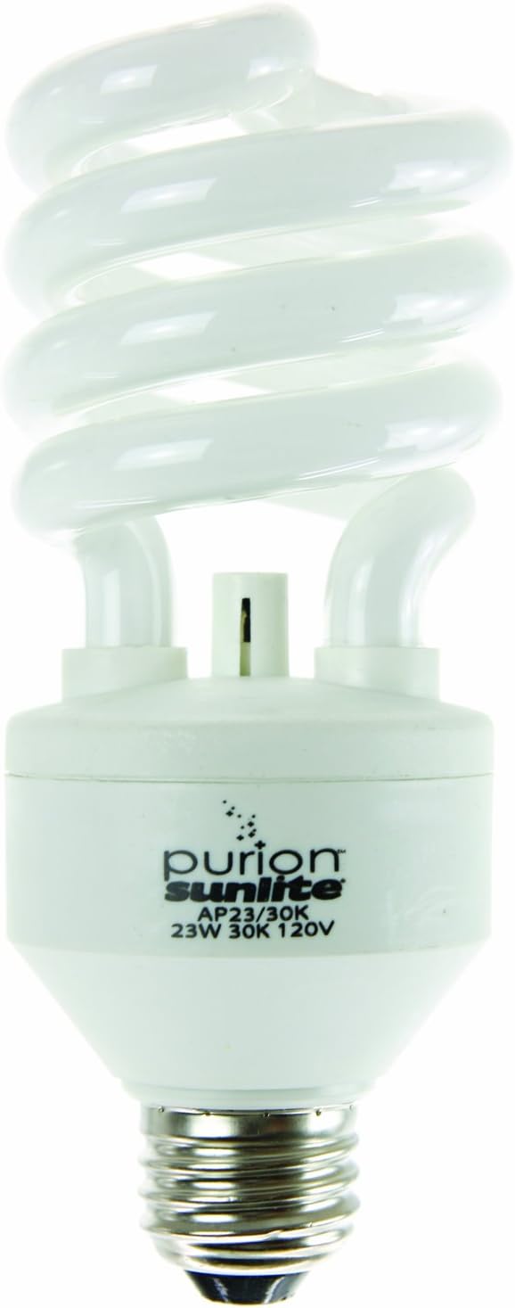 Sunlite 05571-SU Purion CFL T3 Spiral Light Bulb, 23 Watts, 1500 Lumens by Sunlite