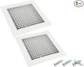PATIKIL 2Set Eggcrate Air Return Grille Vent Cover 8 x 8 Inch, Cube Core by PATIKIL