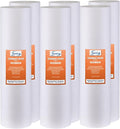 iSpring FP25BX6 High Capacity 20” x 4.5” Water Replacement Cartridges Fine by iSpring