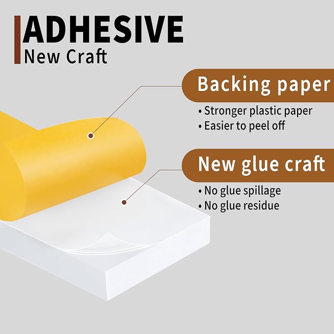 Yotache White Foam Seal Strips Tape 1" X1/8", High Density Closed Cell Foam - Image 3