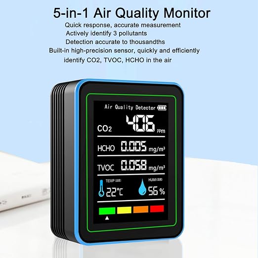 Air Quality Monitor Indoor: Temperature Humidity Sensor - Image 2