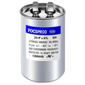 FOCSPROD 30 uF 45 MFD ±6% 370V/440V CBB65B AC Capacitor, Single Run Round by FOCSPROD
