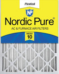 Nordic Pure 20x20x4 Pleated MERV 10 Air Filter 1 Pack by NordicPure