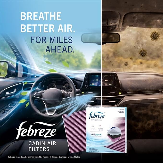 Febreze Odor Control Cabin Air Filter by PUREFLOW RZ11016 Fits 2007-2018 BMW X5 - Image 8