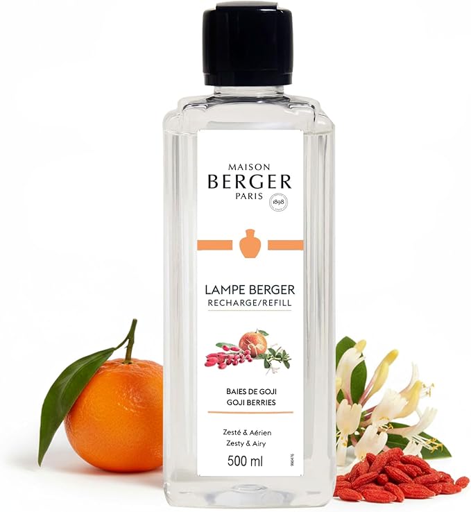 MAISON BERGER Lampe Berger Refill, 500 ml, Goji Berries | Catalytic Lamp by MAISONBERGER