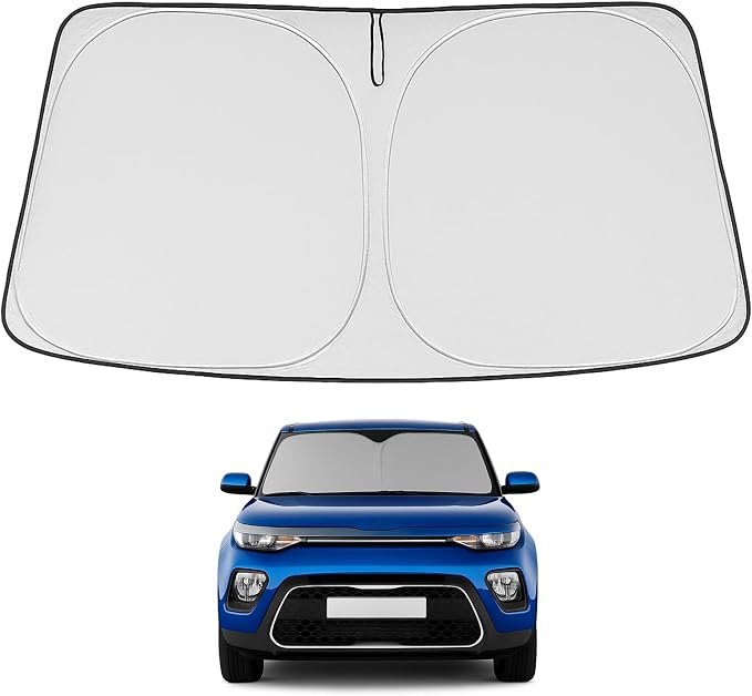 Proadsy 2026 Upgrade Windshield Sun Shade Custom Fit 2014-2019 Kia Soul by Proadsy