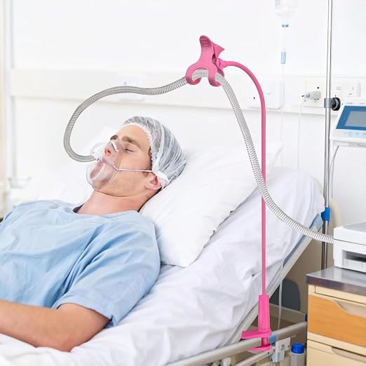 QCWN CPAP Hose Holder for Bed Flexible CPAP Tube Holder Stand - Image 3
