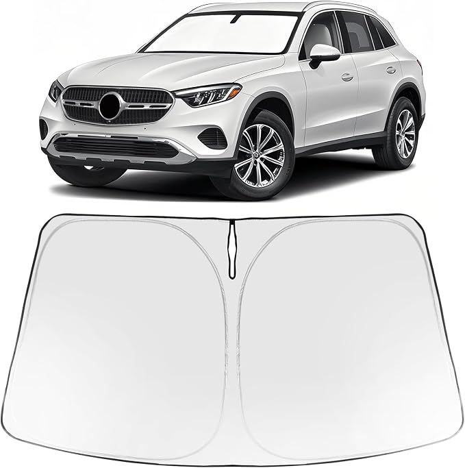 Proadsy 2026 Upgrade Windshield Sun Shade Custom Fit Mercedes-Benz GLC by Proadsy