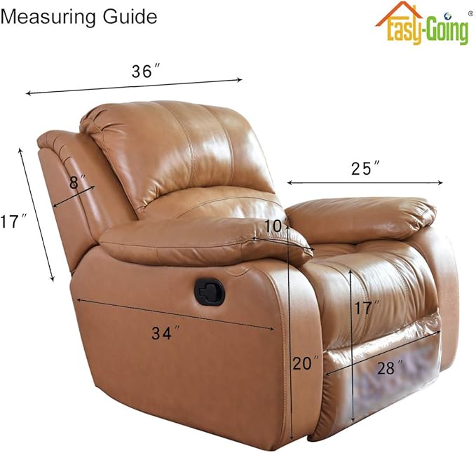 Easy-Going Oversized Recliner Cover Reversible Couch Cover Sofa Cover for Living Room Water Resistant Furniture Protector with Elastic Straps for Pets Dog (Large Recliner 27-29in, Navy/Ivory)