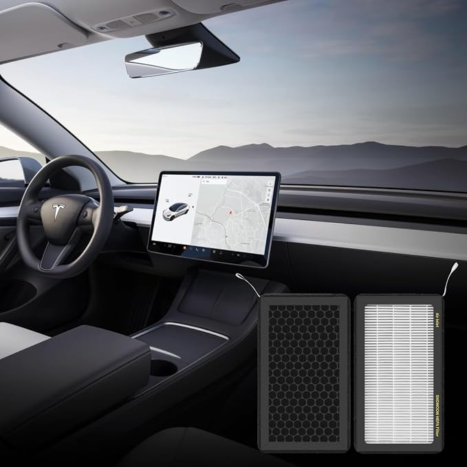 Tesla Model 3/Y HEPA Cabin Air Filter 2 Pack | PM2.5 Activated Carbon - Image 8