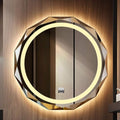 LED Bathroom Mirror with Lights and Demister Pad Wall Mounted Touch Sensor by Unknown