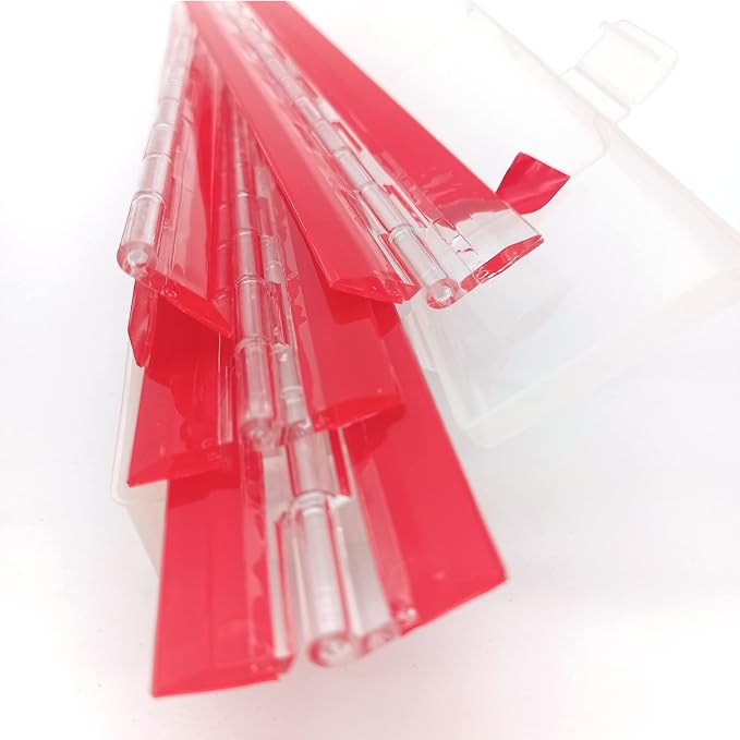 Acryl-Hinges 300mm Transparent Plastic Piano Hinge, 11.8" Self-Adhesive - Image 6