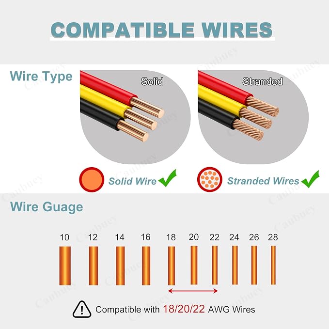 50PCS Quick Connect Wire Connectors, 2 Pin Low Voltage Plug-in Connectors - Image 4