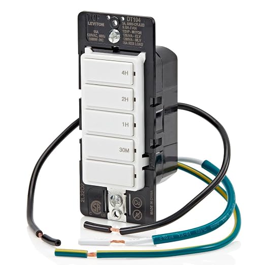 Leviton Countdown Timer Switch for household lights, heaters and exhaust fans - Image 11