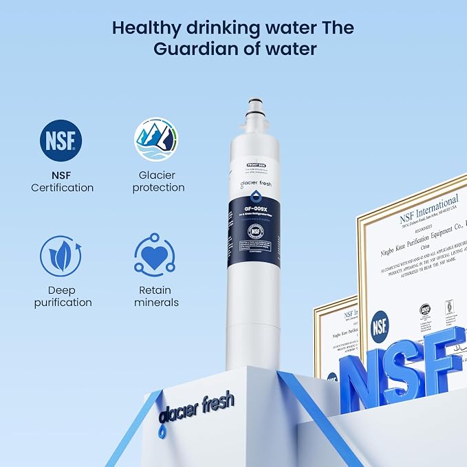 GLACIER FRESH Replacement for RPWFE, RPWF Refrigerator Water Filter, Compatible - Image 7