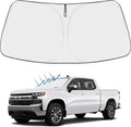Proadsy Windshield Sun Shade Custom Fit Chevy Silverado 1500 2Dr 4Dr 2019-2024 by Proadsy