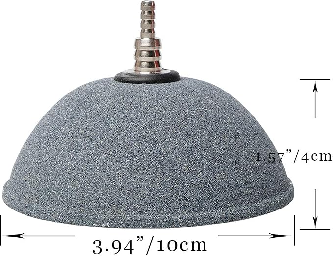 Quickun 4 Inch Updated Crazy Air Mineral Ball Stone Cylinder Bubbler Plus - Image 2