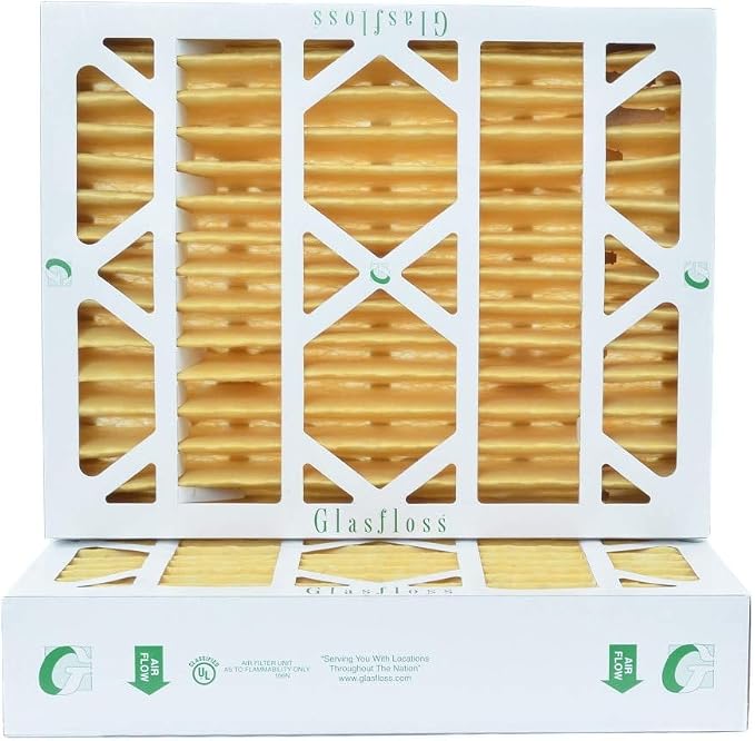 Glasfloss ZL 16x20x4 MERV 11 4" Inch AC Furnace Pleated Air Filters. Box of 3. - Image 4