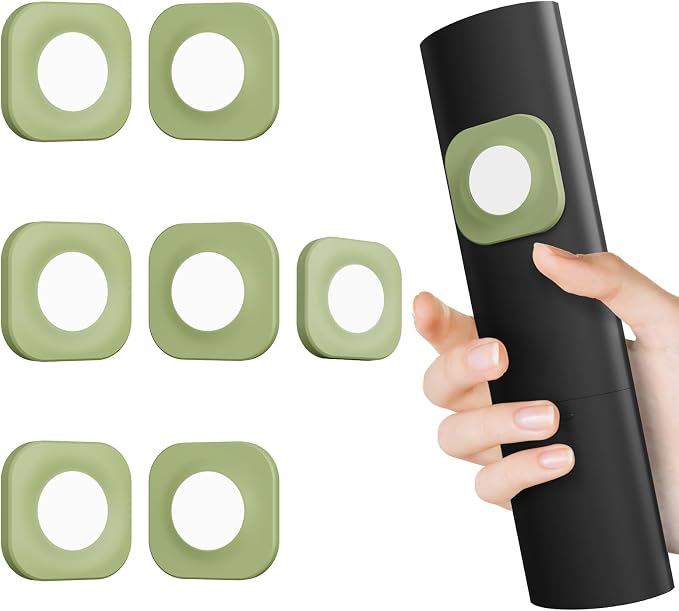 Magnetic Remote Control Holder Wall Mount Self-Adhesive, 6 Pack Upgraded by Vaszu