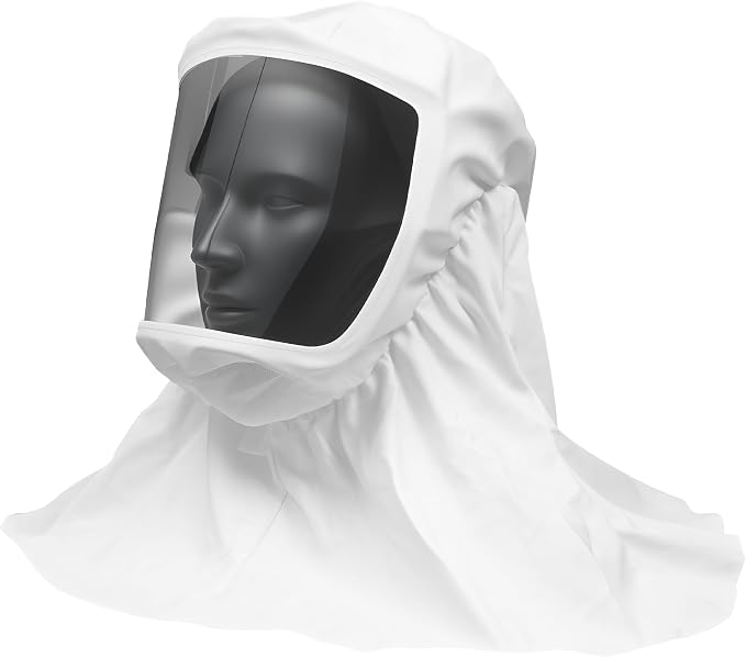 Full Face PAPR Hood with Integrated Head Suspension, Sealed Protective by WeldingProtectiveMaster