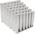 6Pcs 19.5W x 15.5H x 1.78TH Inch Commercial Hood Filters, 430 Stainless Steel 5 by LOYALHEARTD